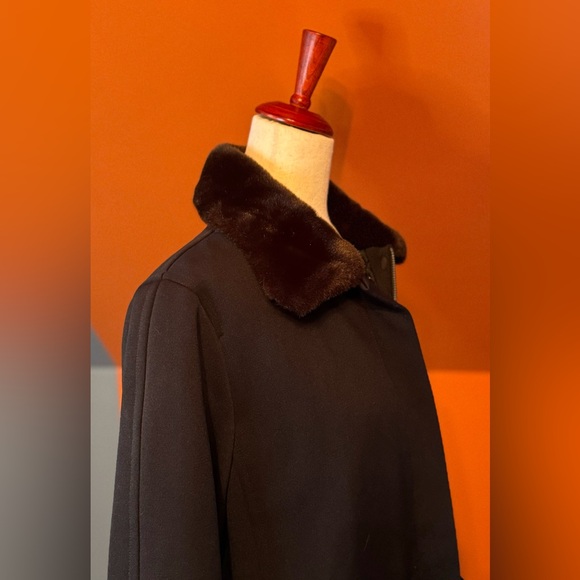 Jenn Maag Wool Coat with Faux Fur Collar - Picture 3 of 10